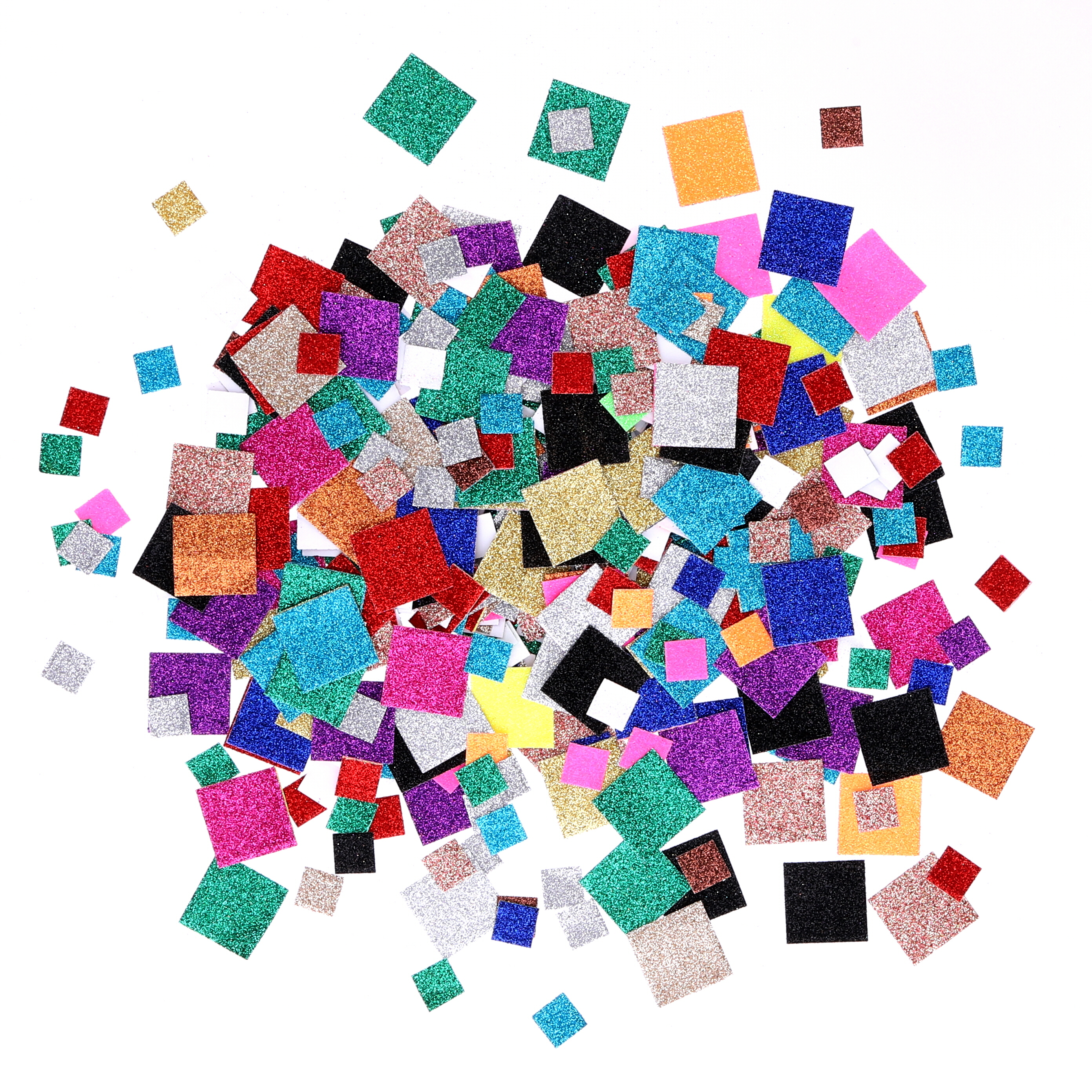 Mixed Mosaic Squares Glitter X 3000